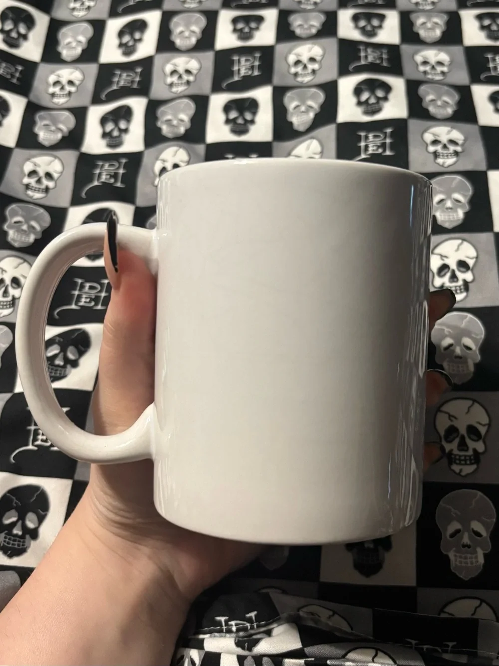 🎃5 for $25🎃 Basic Merry & Bright White and Gold Christmas Holiday Mug